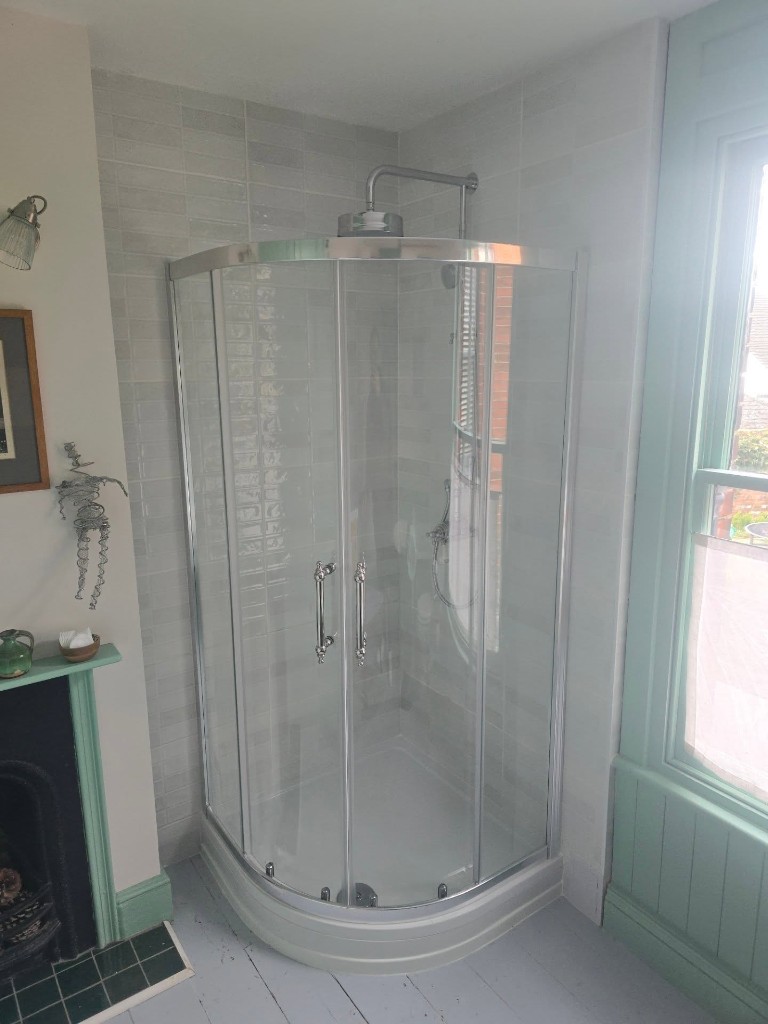 Quadrant shower replacement in Faversham